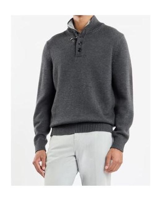 Fay Gray Mock-Neck Wool Jumper for men