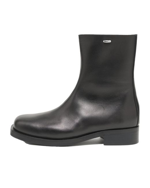 Our Legacy Black Square Toe Boots for men