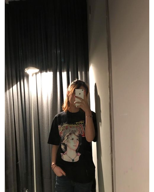 Off-White c/o Virgil Abloh Black Printed T-Shirt With Round Neck