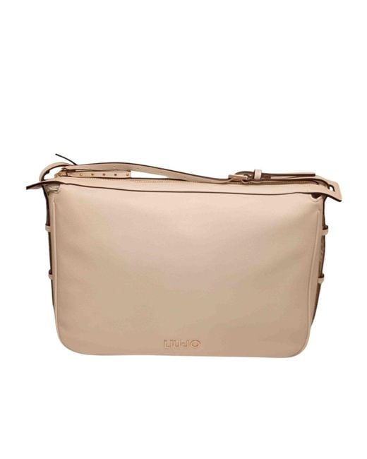 Liu Jo Natural Logo Detail Crossbody Bag