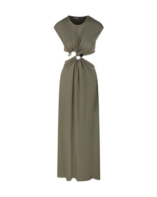 Christopher Esber Green Buckle Tank Dress