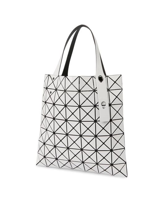 Issey Miyake White Prism Tote