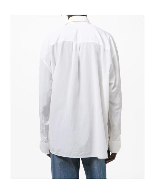 Our Legacy White Borrowed Shirt for men