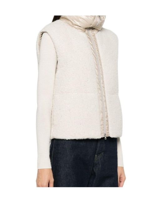 Herno Natural Funnel-Neck Vest