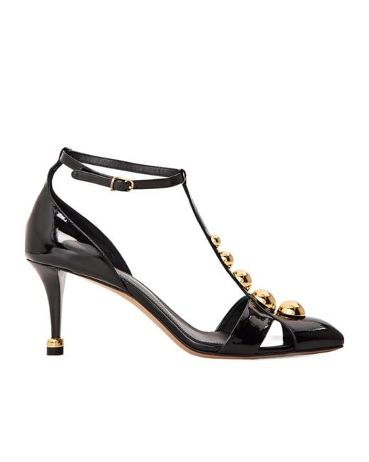 Chloé Black Logo Pumps