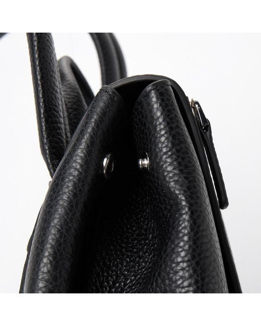 Bally Black Zippered Backpack for men