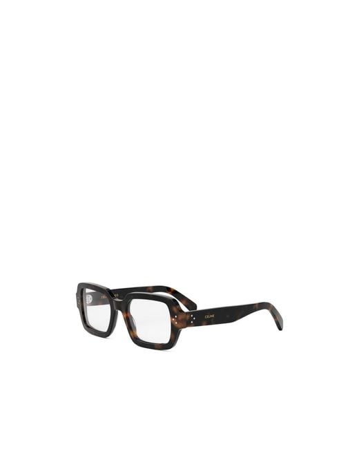 Céline White Geometric Flat Mirror for men