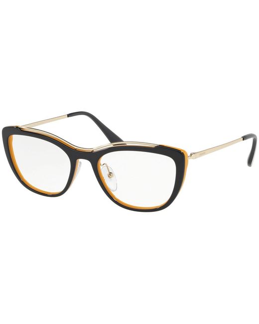 Prada White Logo Flat Mirror