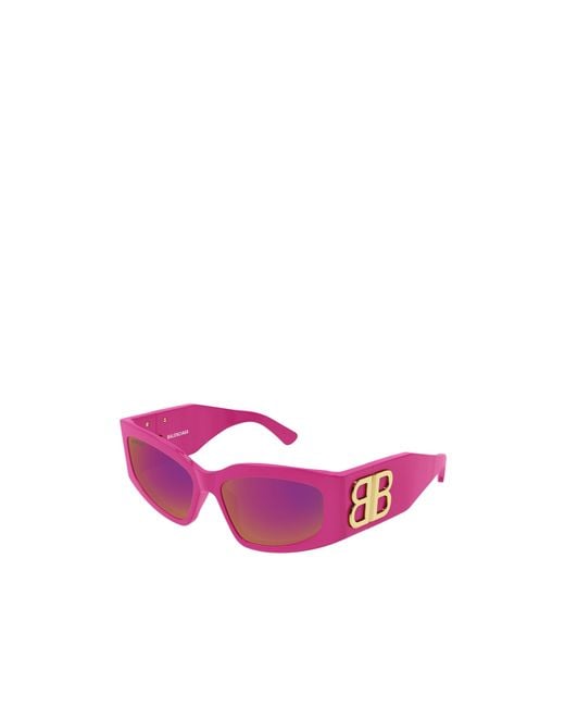 Balenciaga Pink Eyewear Cat-Eye Frame Sunglasses