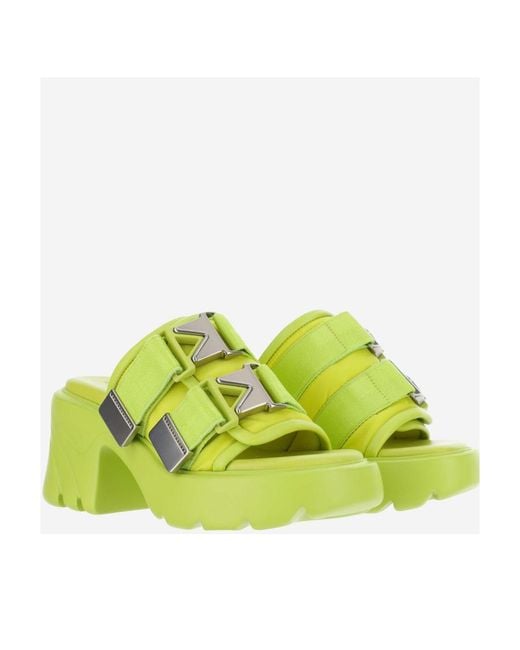 Bottega Veneta Yellow Flash Chunky Mules