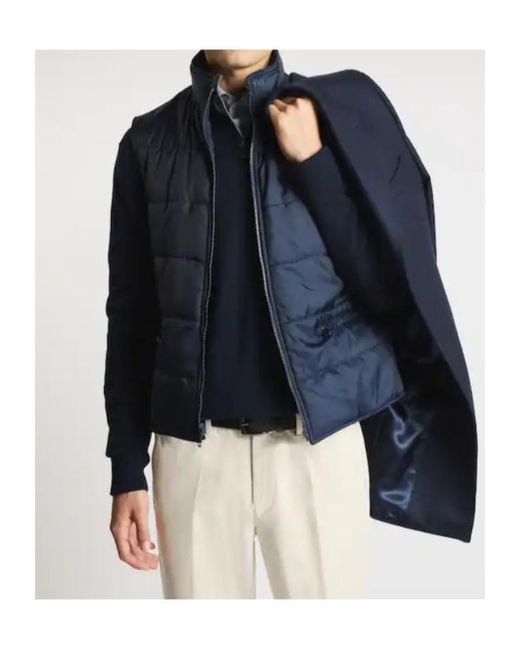 Fay Blue Double Coat for men