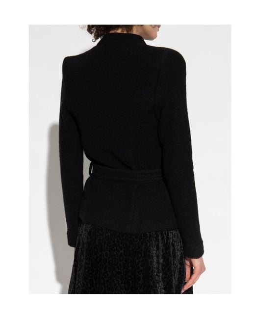 IRO Black Belt Casual Jacket