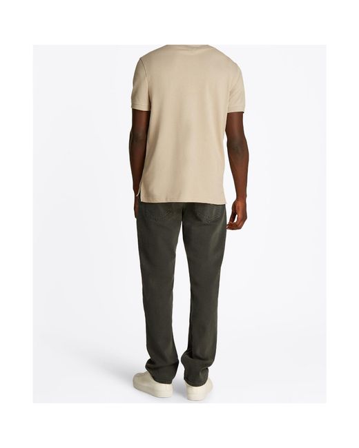 Tommy Hilfiger Natural Logo Short Sleeve Polo Shirt for men