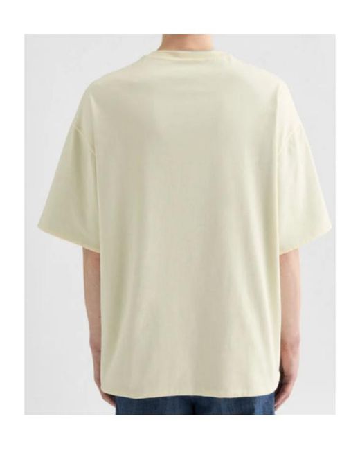 Jil Sander White Double Layer Crewneck T-Shirt for men