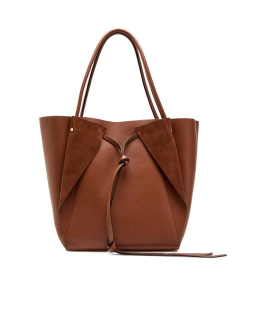 Gabriela Hearst Brown Leather Tote Bag
