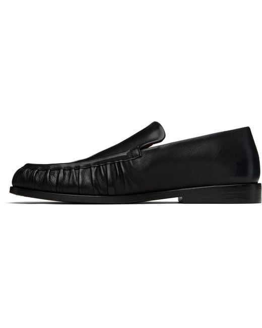 Marsèll Black Round Toe Loafers
