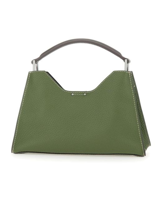 Gianni Chiarini Green Aurora Top Handle Bag