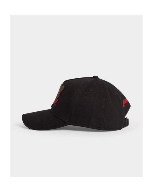 DSquared² Multicolor Tiger Logo Baseball Cap for men