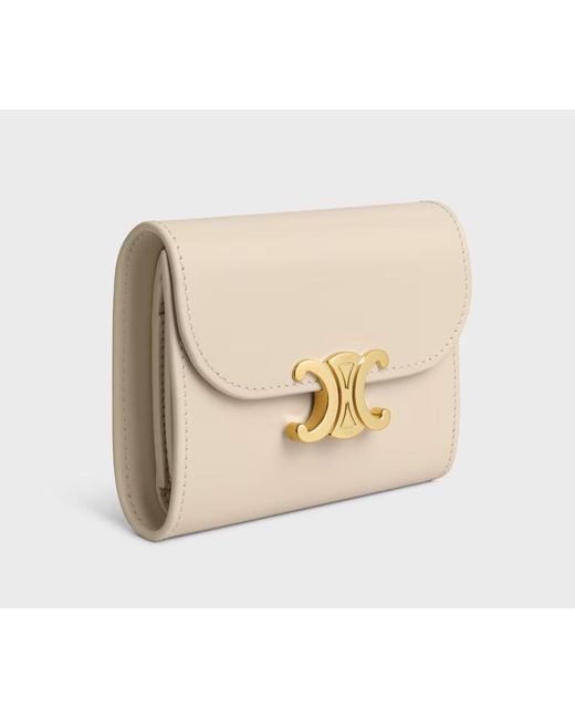 Céline Natural Triomphe Small Flap Wallet