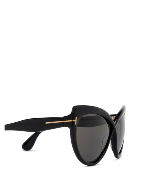 Tom Ford Black Eyewear Butterfly-Frame Sunglasses