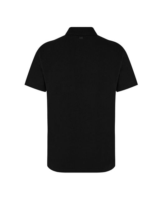 AMI Black Adc Polo for men