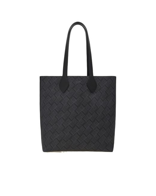 Ferragamo Black Double Handle Shoulder Bag for men