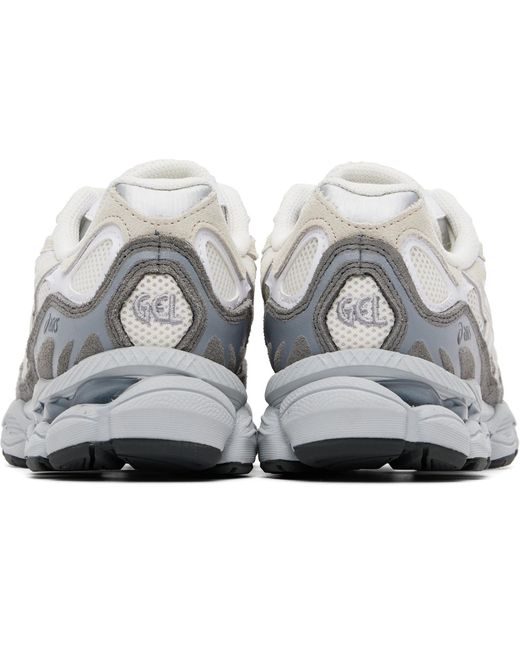 Asics White Gel-Nyc Lace-Up Sneakers for men