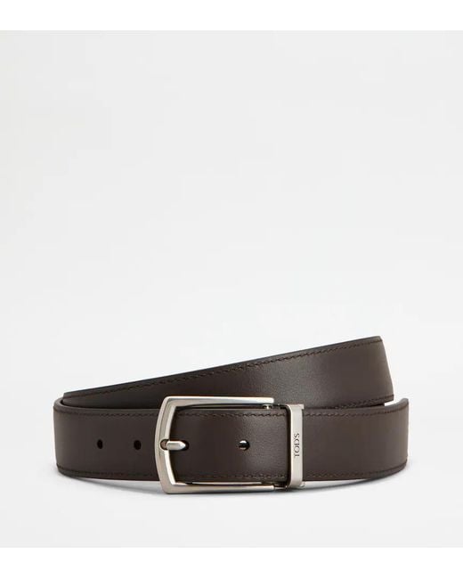 Tod's Brown Adjustable And Reversible Strap for men