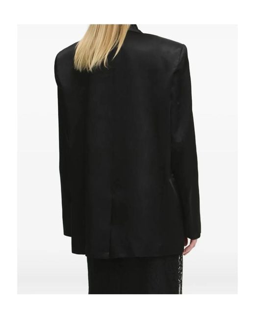 Aniye By Black Notched-Lapels Blazer