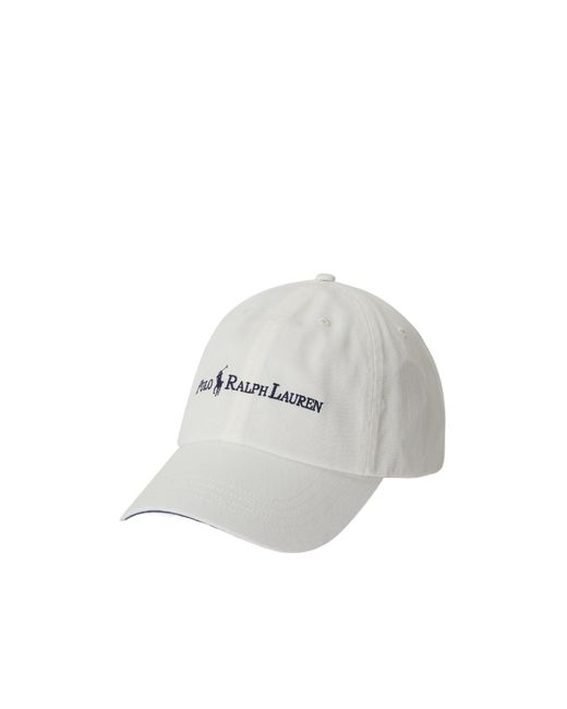 Polo Ralph Lauren White Classic Sports Baseball Cap