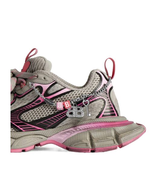 Balenciaga Gray 3Xl Gradient Lace-Up Sneakers
