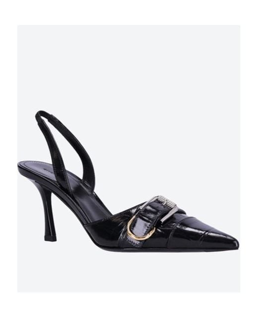 Givenchy White Voyou Slingback Pumps