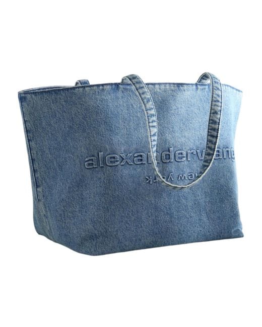 Alexander Wang Blue Punch Tote Shopper Bag