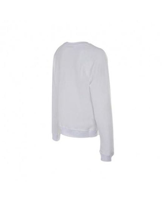 MSGM Gray Printed Logo Sweater