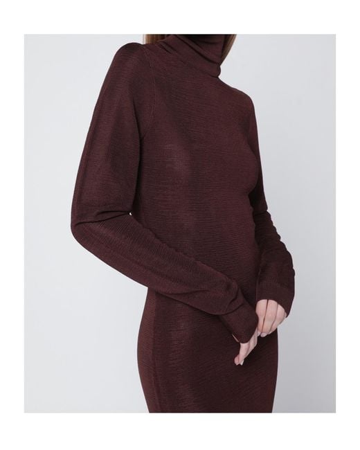 Entire studios Red Turtleneck Dress