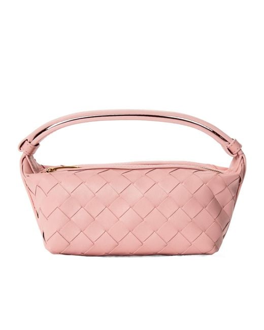 Bottega Veneta Pink Woven Handbag