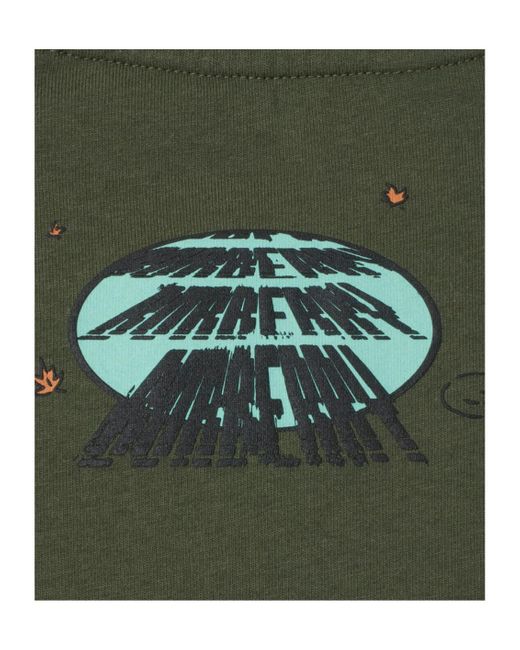 Burberry Green Car Cotton T-Shirt for men