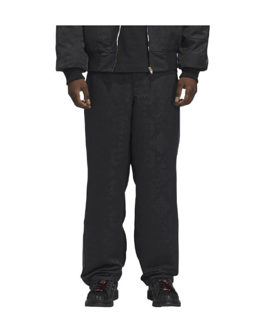 Adidas Originals Gray Printed Sweatpants for men