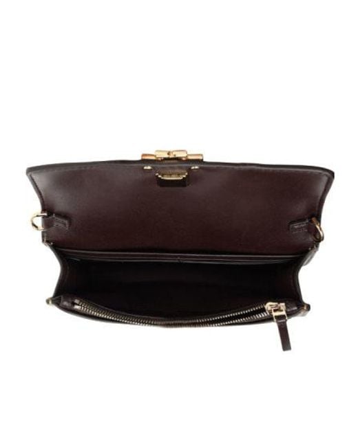 Tory Burch Brown Flap Shoulder Bag