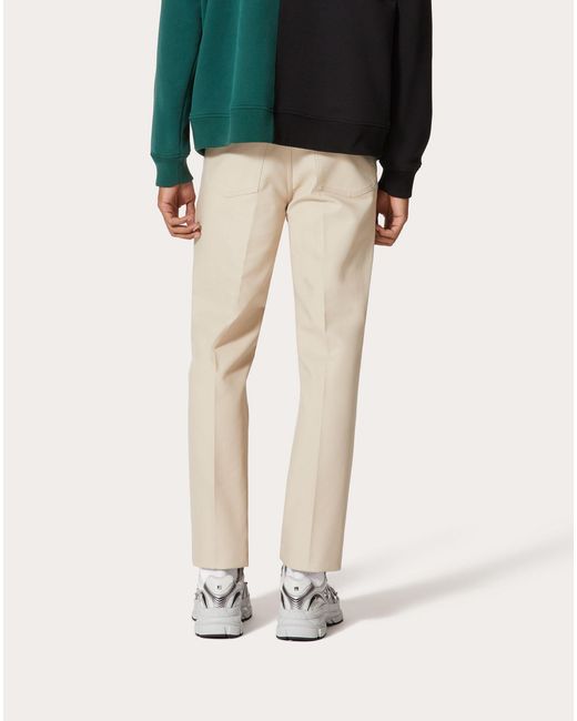 Valentino Natural Straight Leg Tailored Pants for men