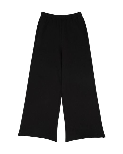 MM6 by Maison Margiela Black Wide-Leg Trousers for men