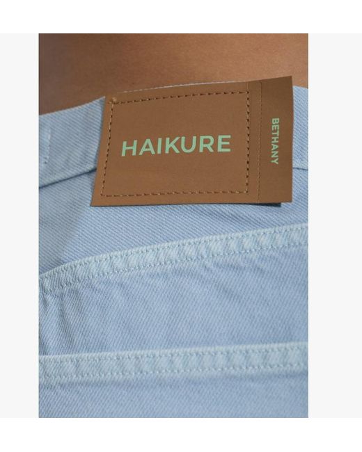 Haikure Blue Bethany Wide-Leg Jeans