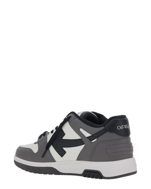Off-White c/o Virgil Abloh Multicolor Gray Calf Leather Bos Taurus Low Top Sneakers - Eu45/us12 for men