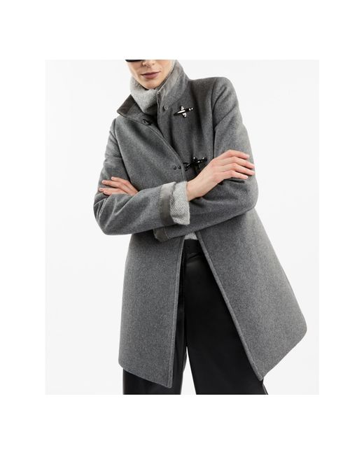 Fay Gray High-Neck Jacket