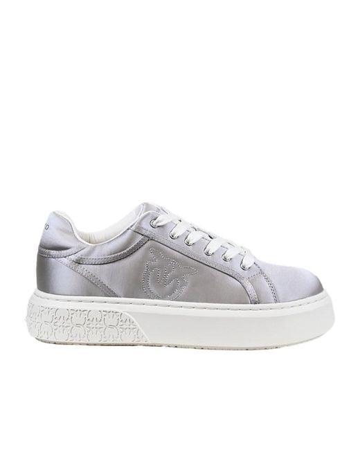 Pinko Gray Yoko 11 Sneaker