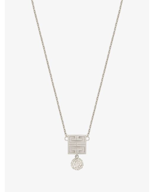 Givenchy White 4G Necklace
