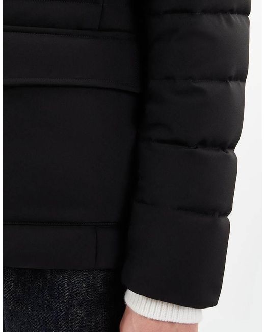 Fay Black Hooded Puffer Jacket for men