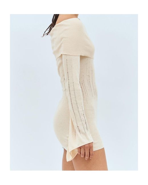 AYA MUSE White Long Sleeve Dress