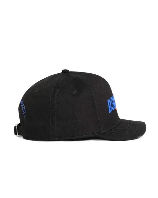 DSquared² Blue Logo Baseball Cap for men