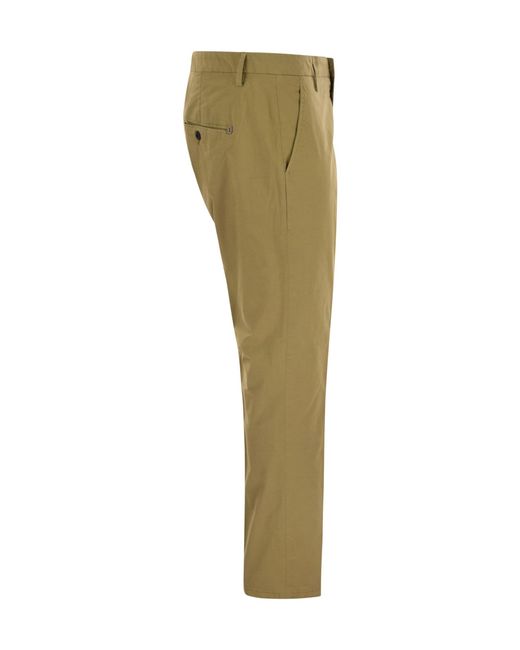 Dondup Green Alfredo Slim Fit Pants for men